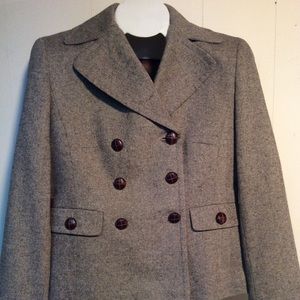 LOFT Ann Taylor short double breasted blazer sz  4